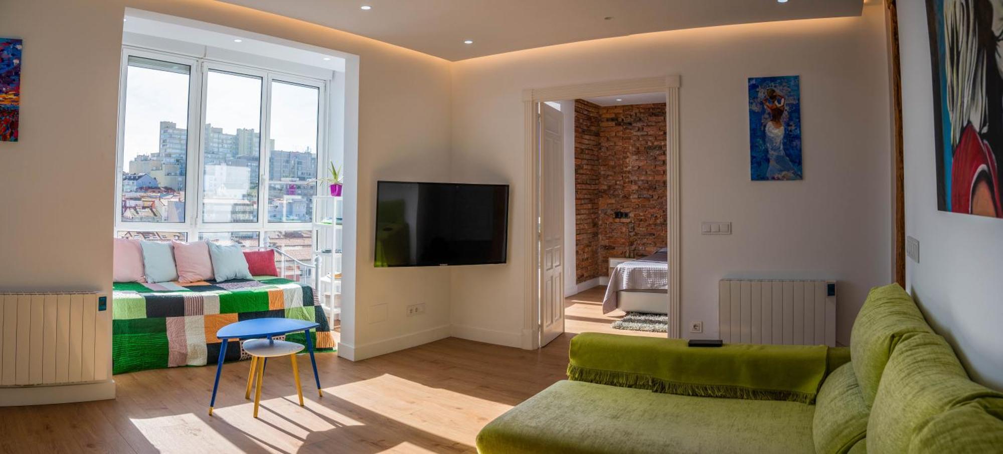 Comodo Y Moderno Piso En El Centro De Santander Exterior foto